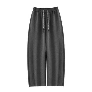 阔腿裤女款春秋加绒2025新款加厚休闲卫裤子莫代尔秋冬香蕉运动裤