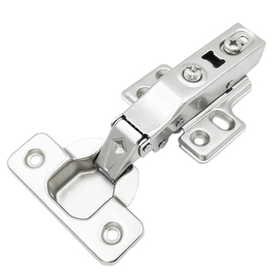 35杯45mm孔铰链老式合页固定式橱柜门壁柜弹簧可调节铰链全盖无盖