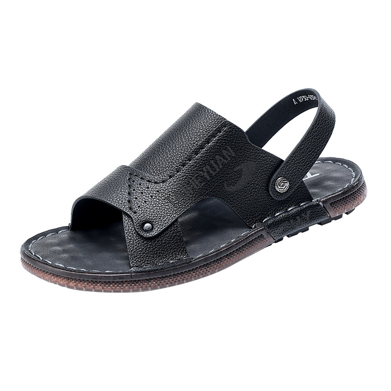 泰和源男士夏季防滑牛筋底凉鞋