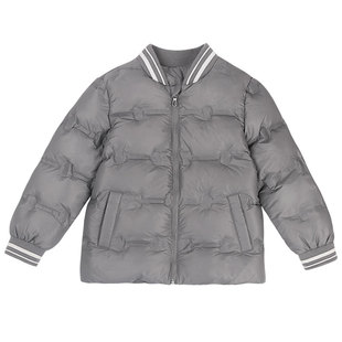 儿童轻薄羽绒服中小学生冲锋衣校服羽绒内胆冬季保暖外套亲子冬装