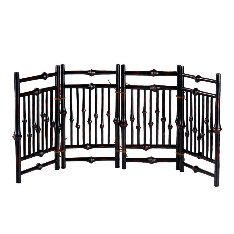 筇竹小屏风结界围屏隔断桌面摆件