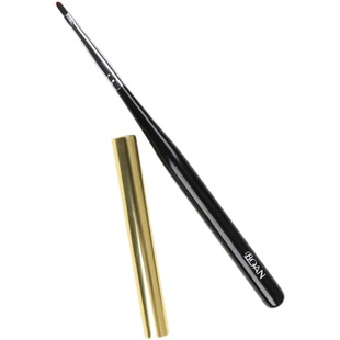 美甲笔刷秋菊笔小圆头雏菊花瓣画花朵晕染彩绘胶刷日式木杆带盖刷