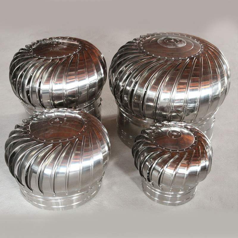 304/201不锈钢风球无动力风机自动排气帽厂房养殖无屋顶动力风帽