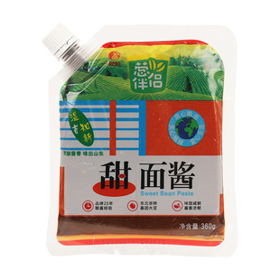 六月鲜葱伴侣甜面酱360g*5袋家用甜酱大酱老北京烤鸭煎饼炸酱面酱