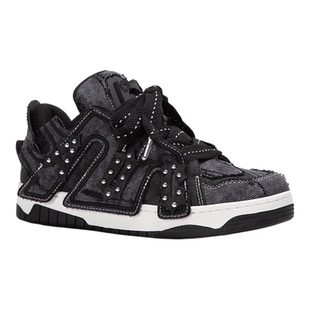 王橹杰同款 ADC达芬奇 ADCDAVINCI 麦旋风 哥特碎星铆钉面包板鞋