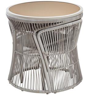 全友家居小户型阳台休闲藤编茶桌椅组合庭院户外小桌椅KS