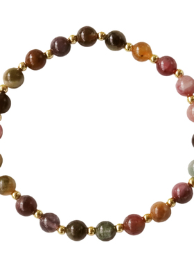 原创设计天然糖果碧玺手链手串女