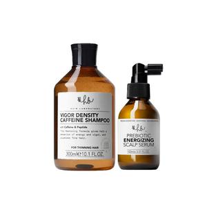 英国Hair Laboratory 咖啡因洗发水+益生元头皮精华 头皮焕活组合