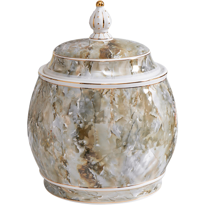 爵世皇兹家用陶瓷米缸带盖