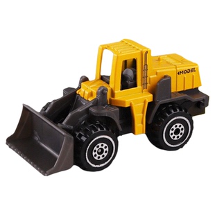 1:64合金工程车模套装叉车挖掘机压路机可动部件全合金机身玩具车