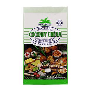 现货马来西亚进口兴源特制椰浆高浓缩天然纯椰浆烘培餐饮原料1L盒