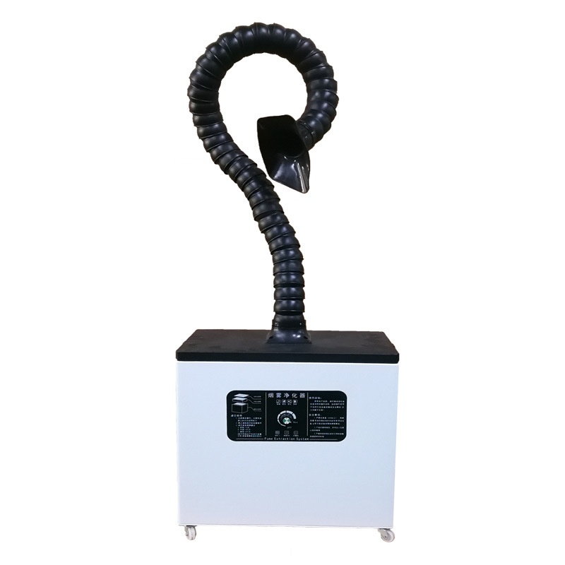 现货艾灸过滤焊锡室内吸烟仪艾条排烟机移动式双臂烟雾净化器