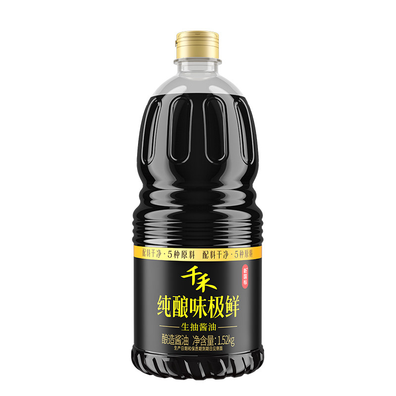 千禾生抽酱油0添加纯酿味极鲜