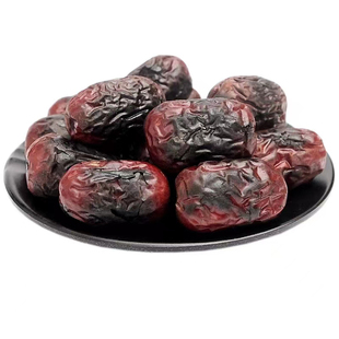 焦枣茶炒枣500g泡水喝红枣山东特产铁锅炒枣糊枣烤枣养生煮茶枣茶