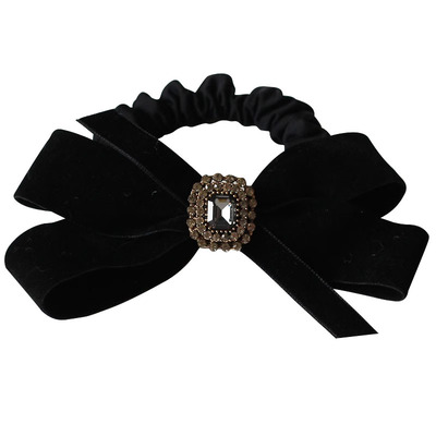 川野水钻蝴蝶结发圈头绳