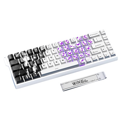 狼蛛WIN68HE客制化磁轴键盘有线高性能电竞游戏专用无畏契约推荐