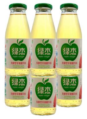 玻璃瓶绿杰苹果醋瓶泡沫箱绿色