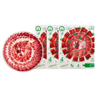 西班牙进口伊比利亚火腿白绿标红黑标黑猪后腿切片5J橡果生吃即食