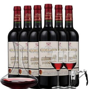 路易拉菲LOUISLAFON法国原瓶进口干红葡萄酒官方正品红酒6支整箱