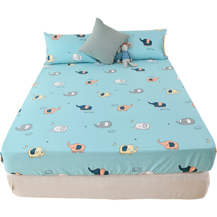 磨毛床笠单件纯棉儿童1.2米1.5m1.8薄床垫保护套全棉床罩定做冬款