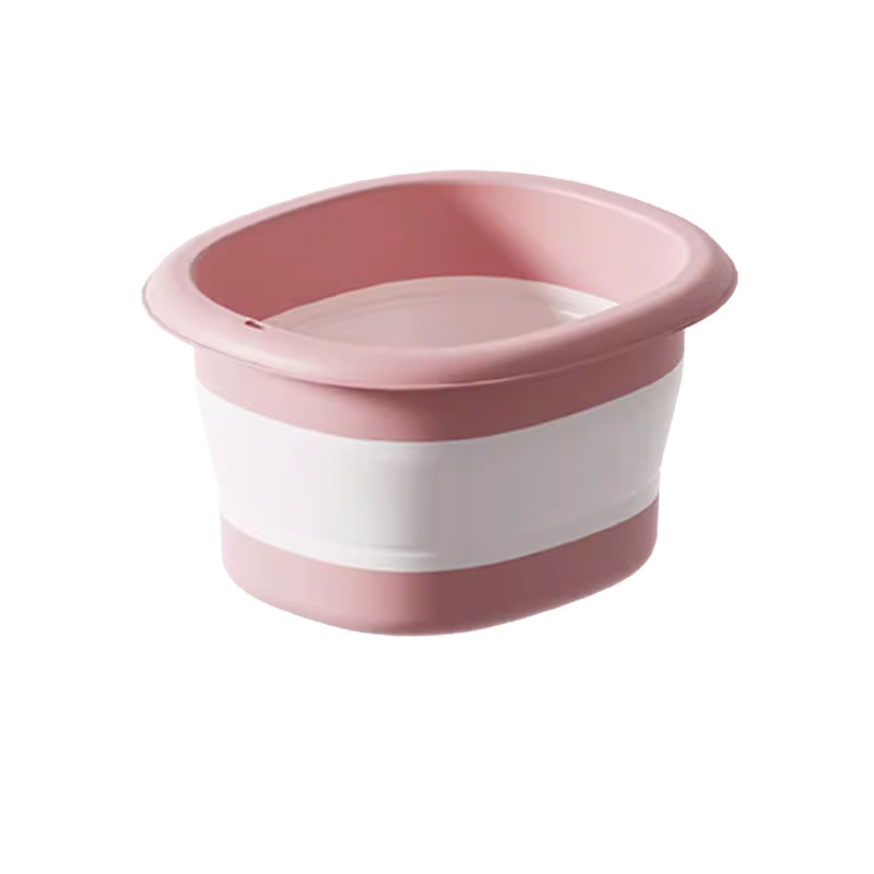 可折叠泡脚桶家用便携按摩养生足浴盆加高深过小腿冬季保温洗脚盆