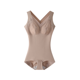 连体塑身衣秋冬加绒蕾丝带胸垫收腹束腰提臀产后塑形美体雕瘦身衣