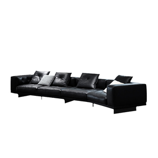 CHENGJUN 迪兰沙发高端客厅头层牛皮意式极简别墅家用真皮沙发