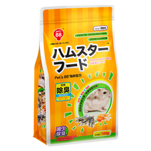 pet'88滨田仓鼠粮食三线布丁金丝熊抗臭海鲜仓鼠粮食饲料SS粮PE02
