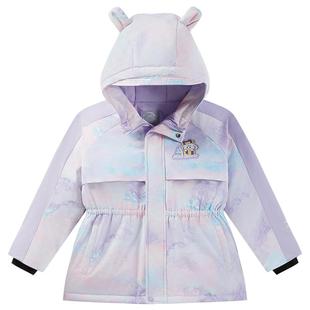 安踏儿童女小童羽绒服2025冬款上新舒适保暖儿童四防热返羽绒外套