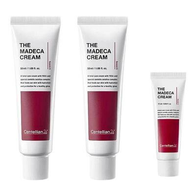 韩国直邮Centellian24森特莲六代活力面霜50ml*2瓶+15ml亮白正品