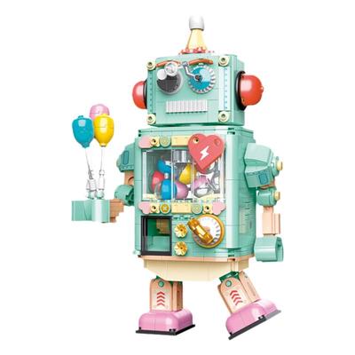 佳奇官方旗舰店扭蛋机器人积木