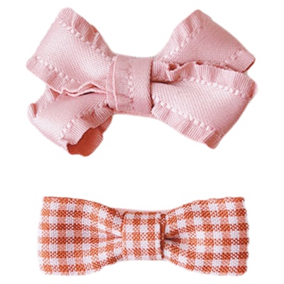 韩版儿童发饰可爱碎花蝴蝶结