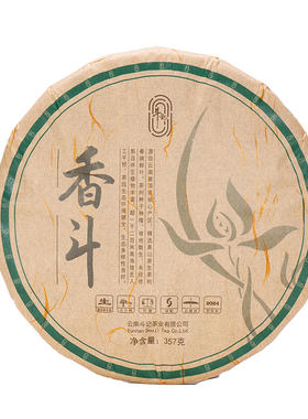 斗记茶业2401香斗357克普洱生茶