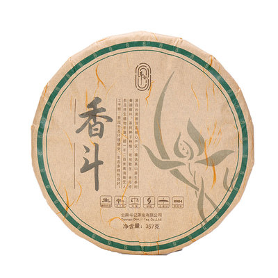 斗记茶业2401香斗357克普洱生茶