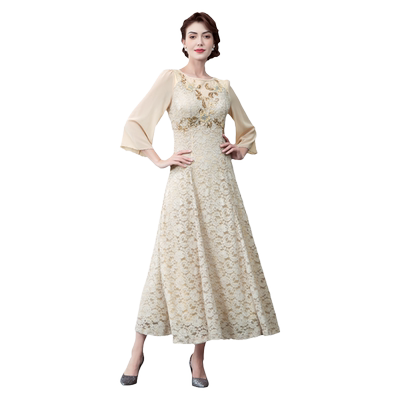 名兰世家参加婚礼妈妈礼服高贵