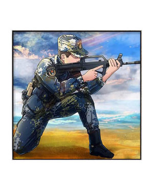 5d钻石兵哥哥手工粘贴自己