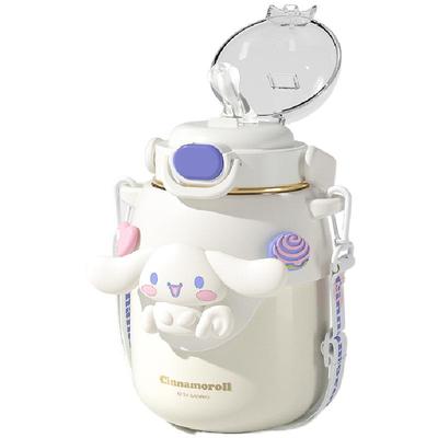 可爱女生316吸管大肚保温杯