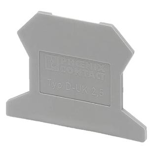 菲尼克斯 3001022 - D-UK 2,5 端板配UK2.5B端子阻燃挡板D-UK 2.5