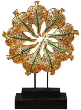 异丽东南亚泰式客厅玄关实木