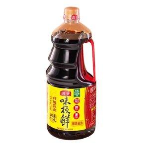 海天味极鲜特级酱油1.9L0防腐剂0添加炒菜凉拌提鲜蒸鱼煲仔饭汁