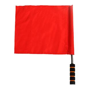 发令旗田径裁判巡边旗足球边裁旗红旗红黄绿白旗交通指挥旗手旗铁