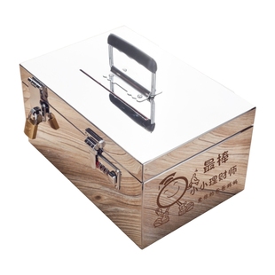 不锈钢儿童储蓄罐成人防摔存钱罐箱硬币储钱罐投票箱捐款箱投币箱