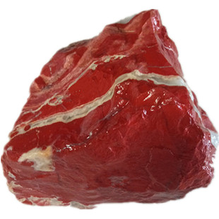 鸡血红色石头原石天然南非红碧玉碎石大块鱼缸装饰摆件雕刻石料