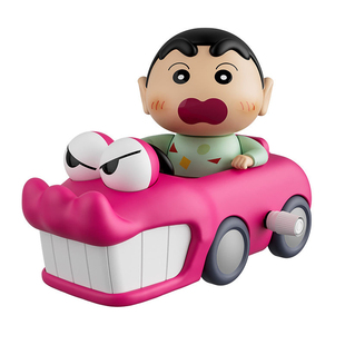 开车小新可动旋转撒娇打滚耍赖给我买生活发条玩具儿童桌面摆件