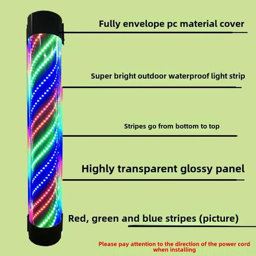 美发转灯理发店转灯发廊转灯美发店理发店发廊灯箱挂户外防雨超亮