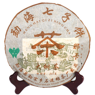 普洱老生茶勐宋那卡大树2006年石进雄茶厂357克勐海七子饼醇干仓