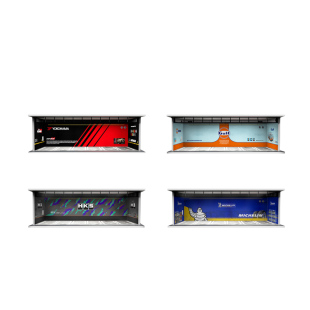 停车库场景1:64仿真合金汽车模型停车场收纳展示盒玩具车摆件礼物