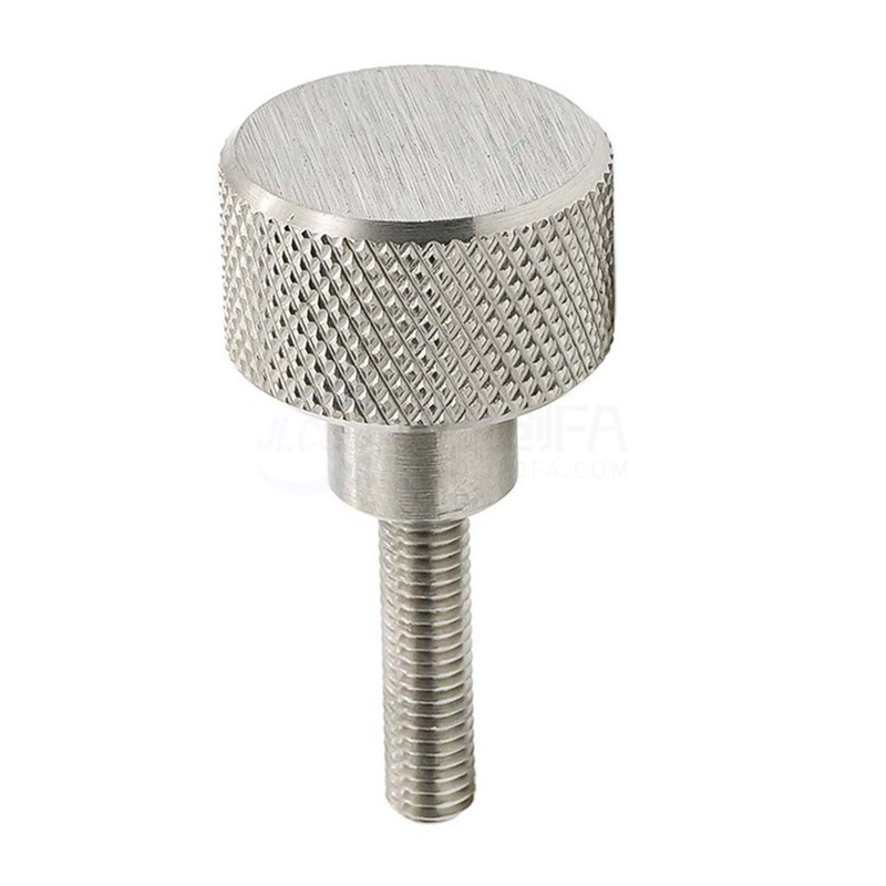HAX51/52/56/61/62/66-M3/4/5-L6/10/16/20 网纹旋钮 不锈钢把手