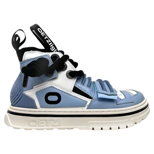 OETZI冰人奥兹秋冬甜酷风高帮女鞋厚底休闲板鞋工装鞋男商场同款