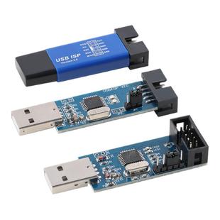 USBASP下载器单片机51/52 AVR下载线编程器USB ISP编程烧录器模块